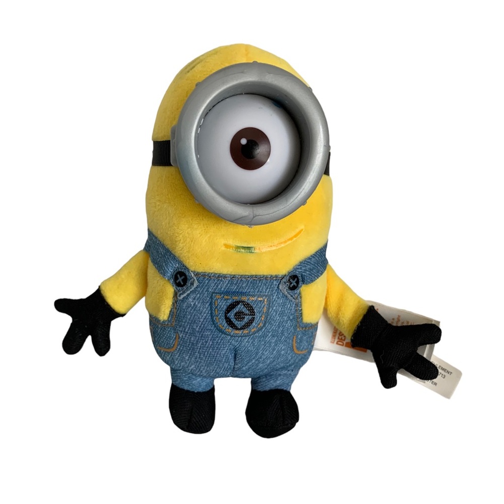 Despicable Me 3 Mini Minion Stuffed Animal Toy Plush Yellow 6”